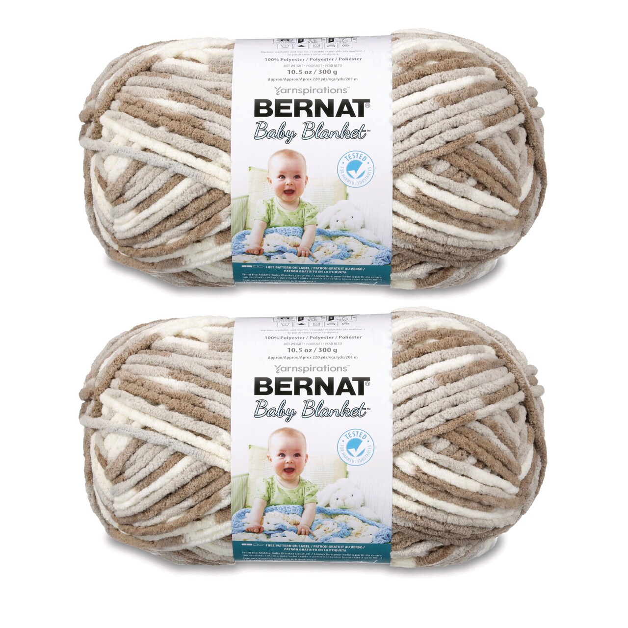 Bernat from the discount middle baby blanket